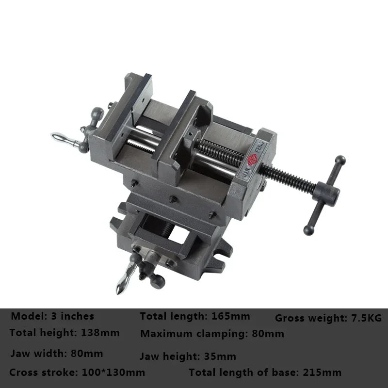 Vise Two-Way Moving Special Cross vice