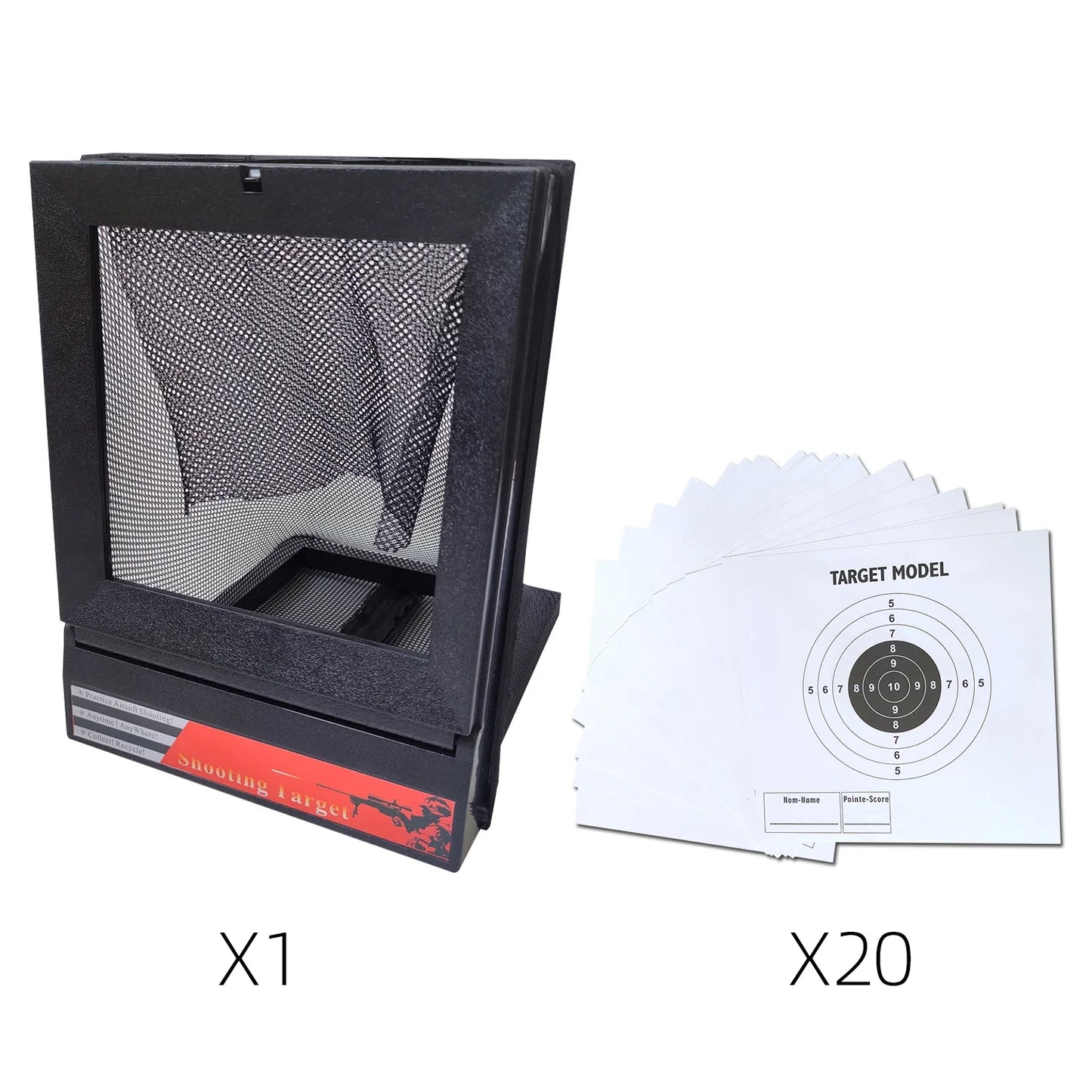 Airsoft Target For Outdoor Shooting Practice Bullet Catcher