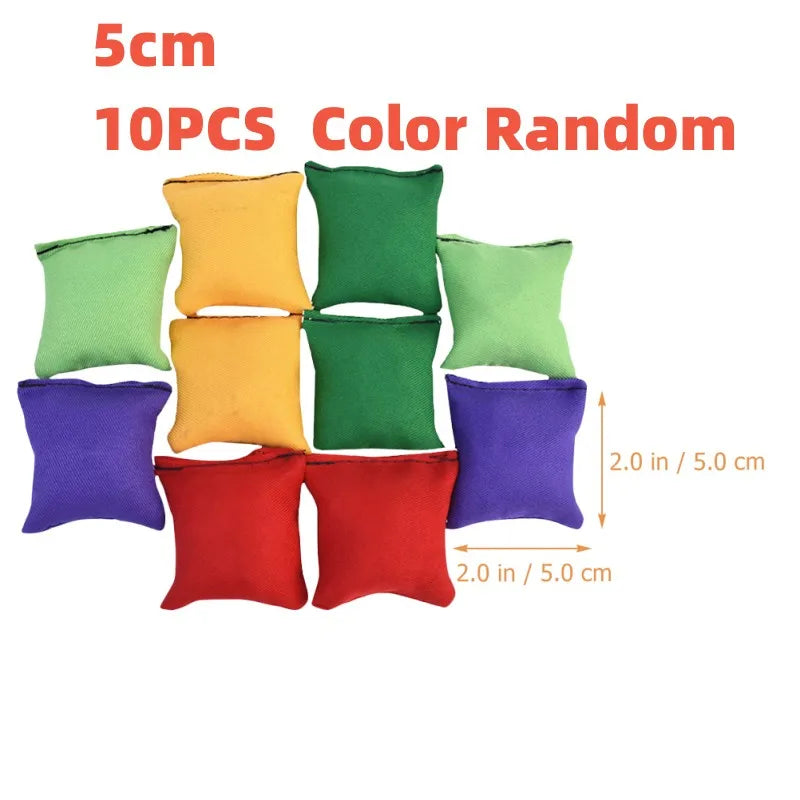 5/10pcs Solid Color Double Layer Leak proof Sandbags