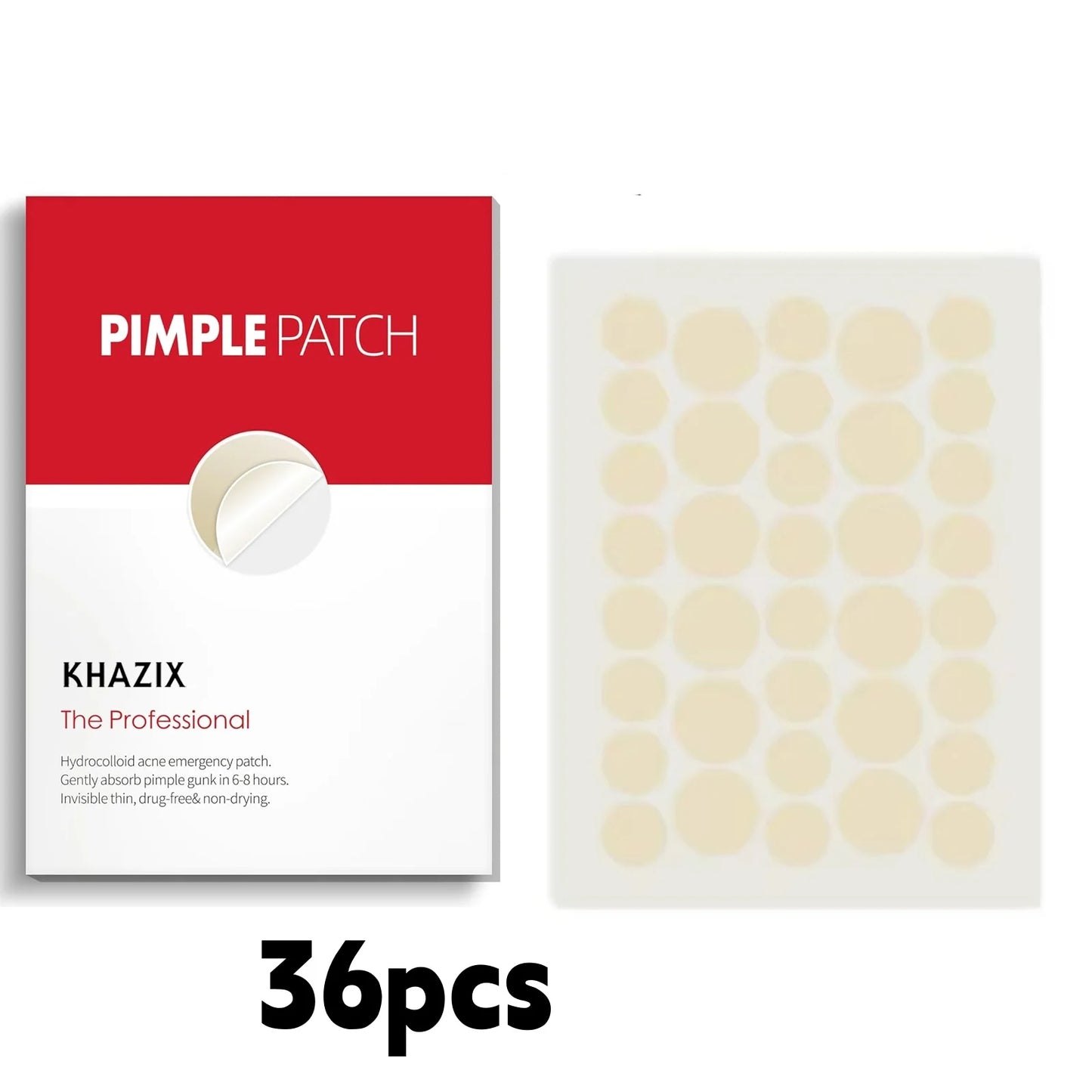 40 pieces of multi-color star acne patches,