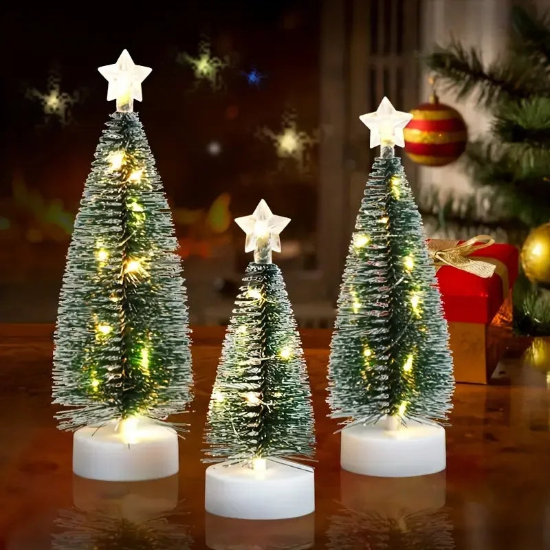 3/15/30pcs Mini Christmas Trees,