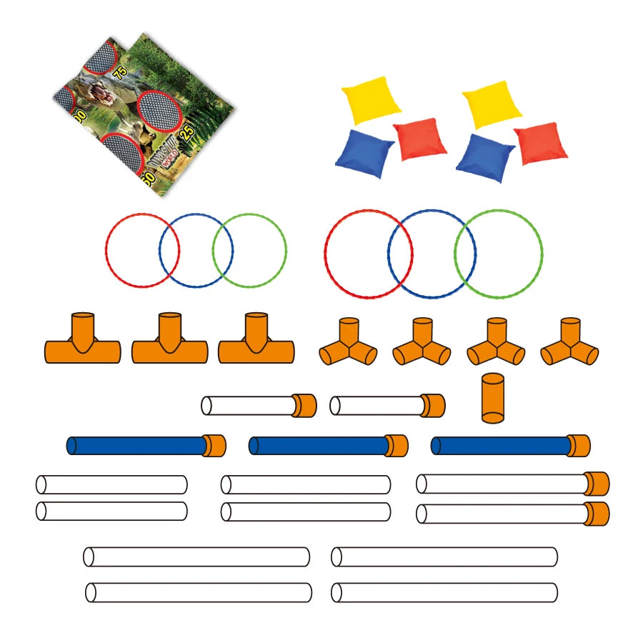 2-in-1 Funny Play Bean Bags Toy Game