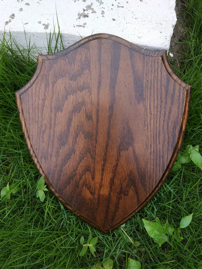 Oak Base Shields Solid Oak Shield Antler Taxidermy Plaque