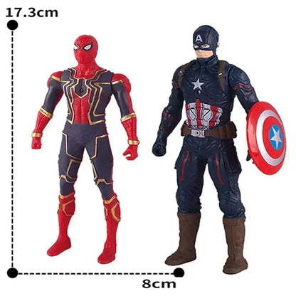 17 Cm Children Toys Marvel Anime Figures Spiderman Hulk