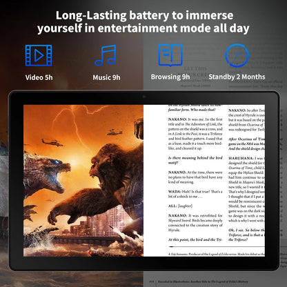 Android 14 10 inch Tablet, A523 Octa Core, 8GB RAm