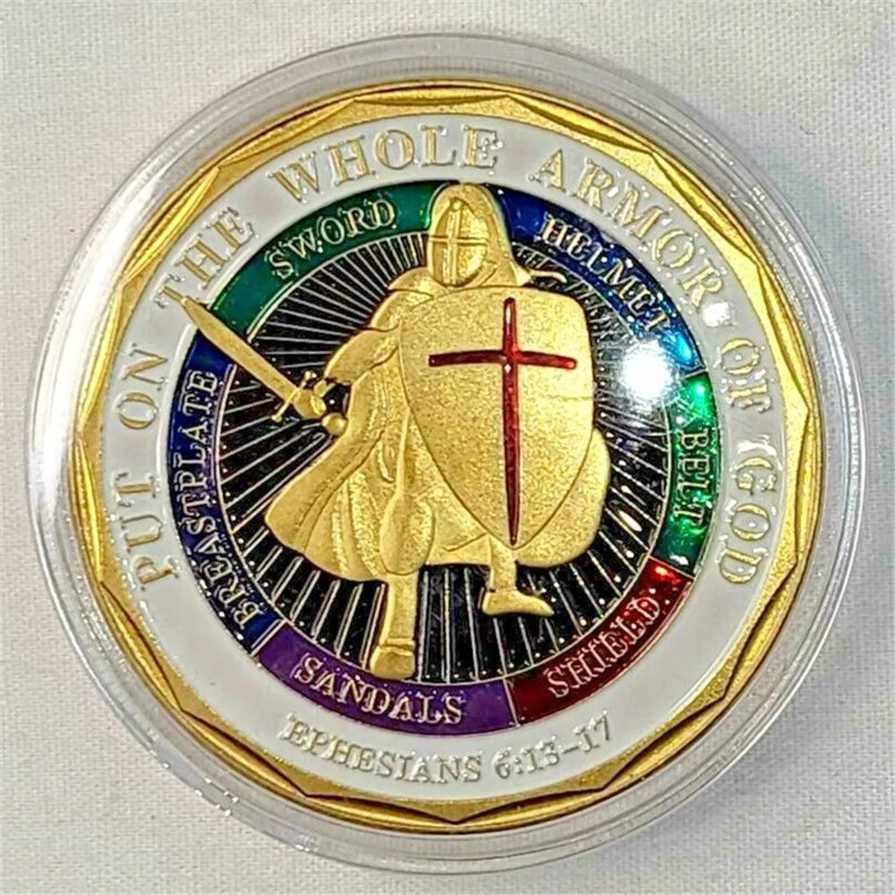 Navy Put ON The Whole Armor of GOD Challenge Coin