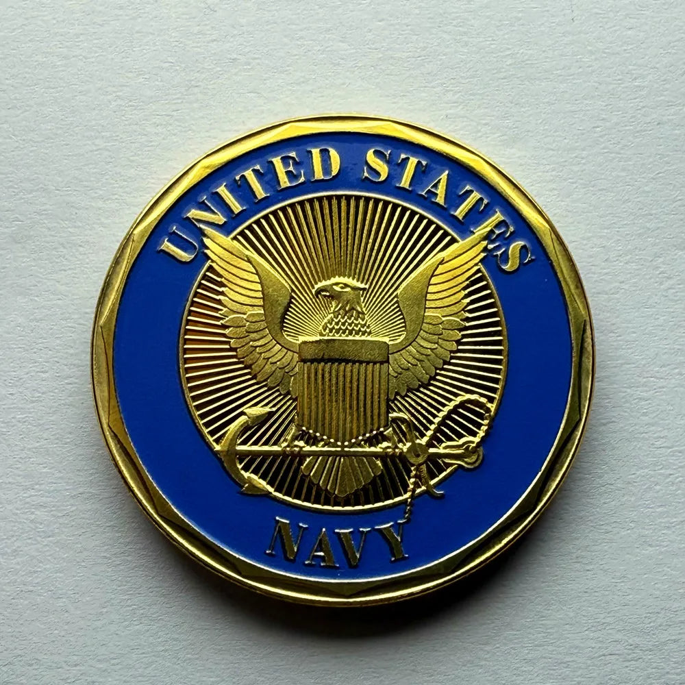 Navy Put ON The Whole Armor of GOD Challenge Coin