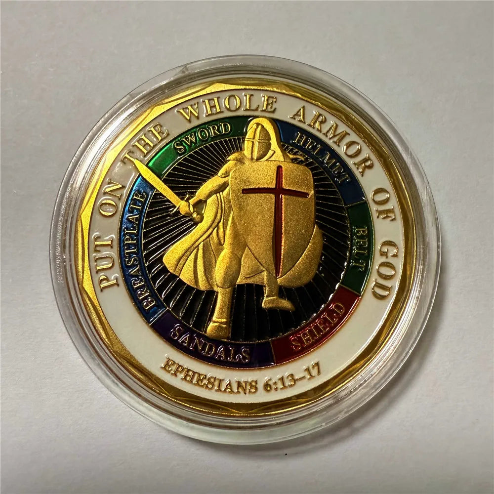 Navy Put ON The Whole Armor of GOD Challenge Coin