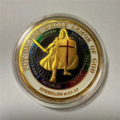 Navy Put ON The Whole Armor of GOD Challenge Coin