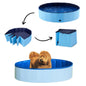 SummerPawz Foldable, Hard Plastic, Portable Dog Pool,