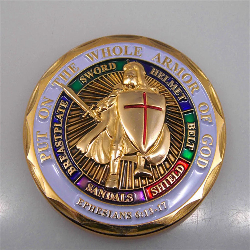 Navy Put ON The Whole Armor of GOD Challenge Coin