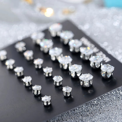 Great Value 12-Pair Stud Earring Set | Multiple Stylish Designs,