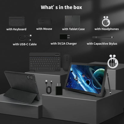 Android 14 10 inch Tablet, A523 Octa Core, 8GB RAm