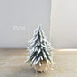 Christmas Tree Mini Pine Tree With Wood Base DIY Home Table