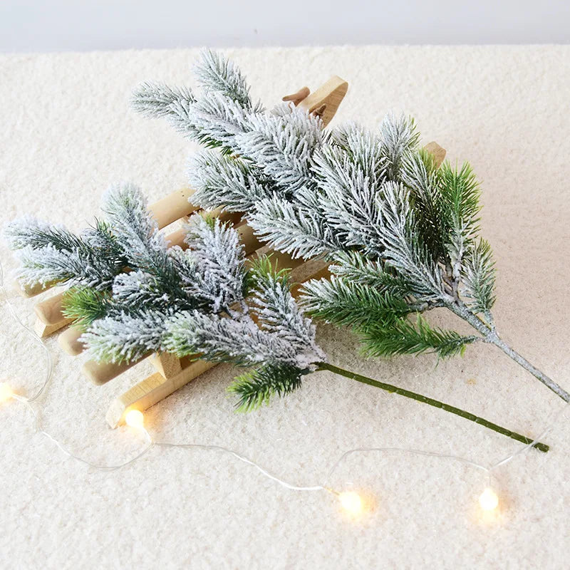 Christmas Tree Mini Pine Tree With Wood Base DIY Home Table