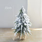 Christmas Tree Mini Pine Tree With Wood Base DIY Home Table