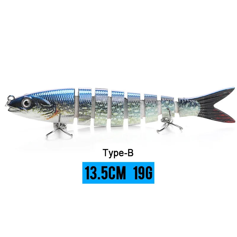 VTAVTA 10/14cm Sinking Wobblers Fishing Lures Jointed