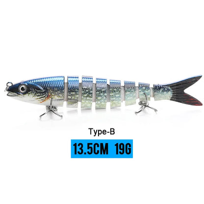 VTAVTA 10/14cm Sinking Wobblers Fishing Lures Jointed