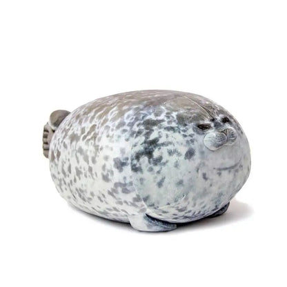 Angry Blob Seal Pillow Chubby 3D Novelty Sea Lion Doll