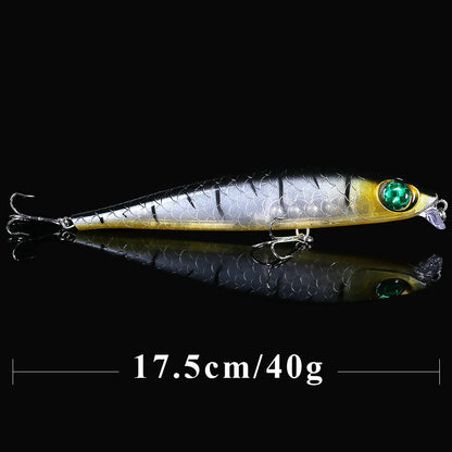 QXO Big Fishing Lure Wobbler 40g 17.5cm Ice