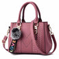 Embroidery Messenger Bags Women Leather Handbag