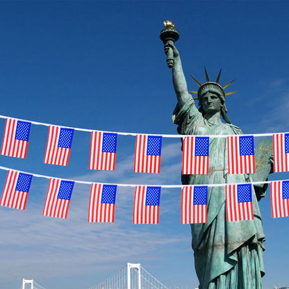 Aerlxemrbrae  6M 20pieces/set 14cmx21cm   American Flag