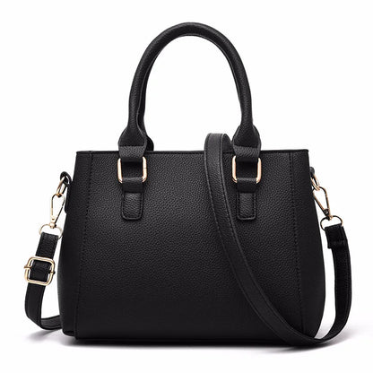 Embroidery Messenger Bags Women Leather Handbag