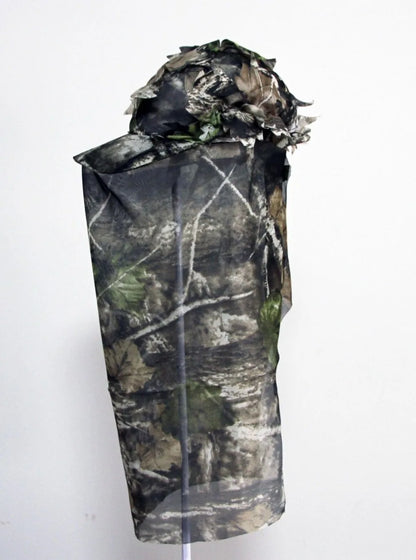 Ghillie Camouflage Leafy Hat 3D Full Face Mask