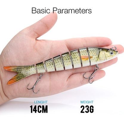 VTAVTA 10/14cm Sinking Wobblers Fishing Lures Jointed