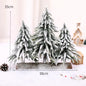 Christmas Tree Mini Pine Tree With Wood Base DIY Home Table