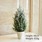 Christmas Tree Mini Pine Tree With Wood Base DIY Home Table