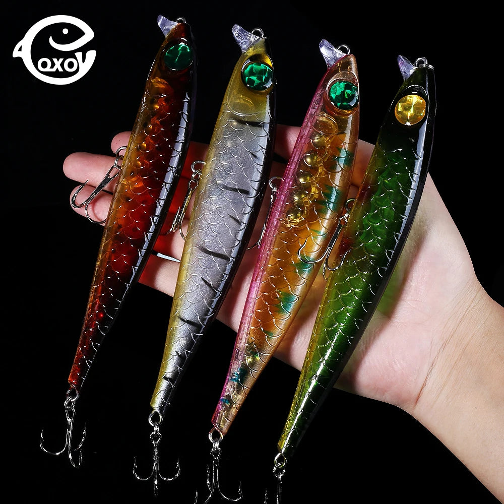 QXO Big Fishing Lure Wobbler 40g 17.5cm Ice