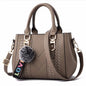 Embroidery Messenger Bags Women Leather Handbag
