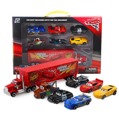 7PCS/Set Disney Pixar Car 3 Lightning m/c/Queen Jackson Storm