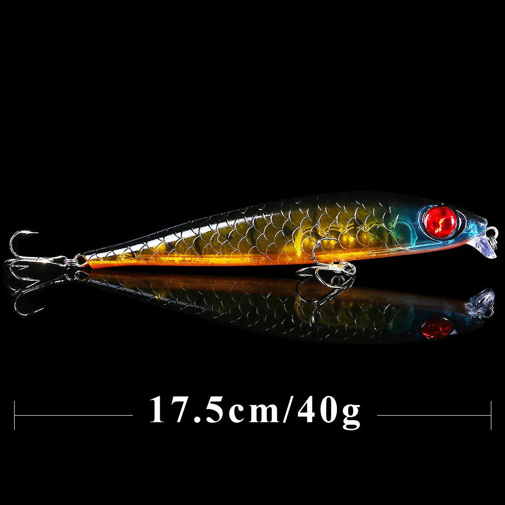 QXO Big Fishing Lure Wobbler 40g 17.5cm Ice