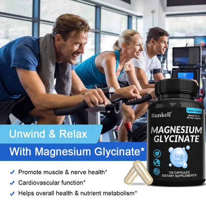 Magnesium Glycinate Supplement - High Strength for Muscle