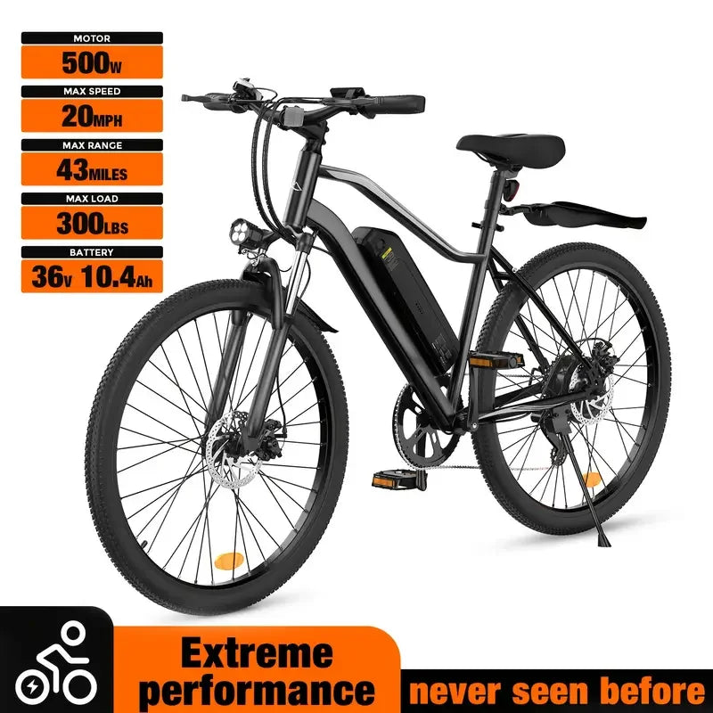Electric Bike for Adults, 26" Electric Mountain Bike