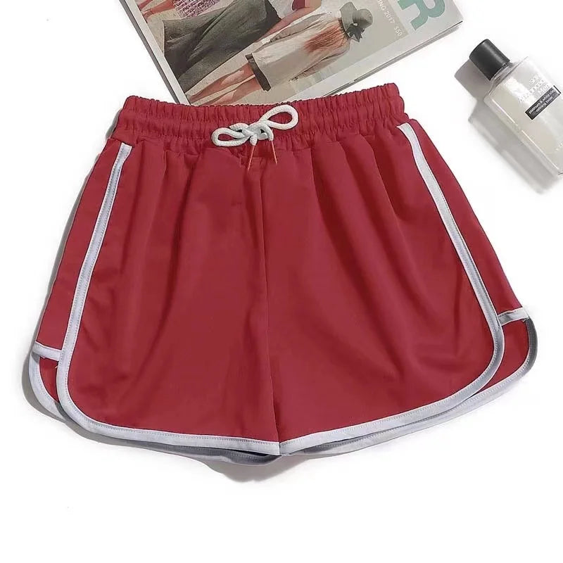 Women yoga Shorts Summer outer wear mid-waist casual