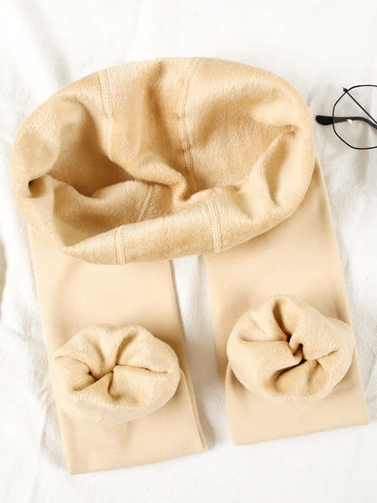 8 Colors S-XXL Winter Warm Leggings Women High Waist