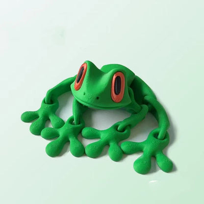 3D Printing Simulation Tree Frog Joint Movable Frog