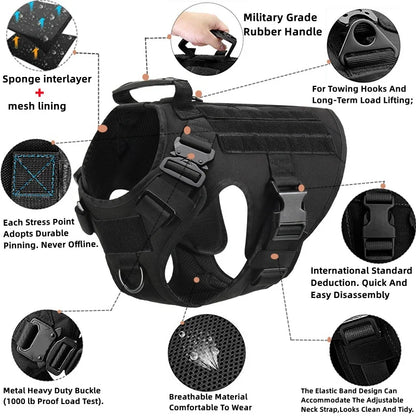 Tactical Military Vest Pet German Shepherd Golden Retriever
