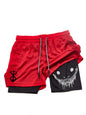 Berserk- Men's 2-in-1 sports shorts, running