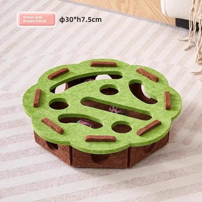 Cat Puzzle Toy Felt Puzzle Box Cat Exercise