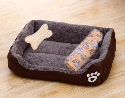 Pet Large Dog Bed Warm House Candy-colored