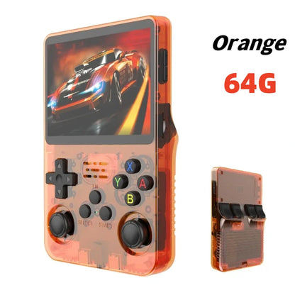 ARKOS R36S Retro Handheld Video Game Console Linux System 3.5 Inch IPS Screen R35s Pro Portable Pocket Video Player 64GB Games