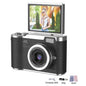4K Digital Camera CCD 180° Flip Screen Selfie Camera