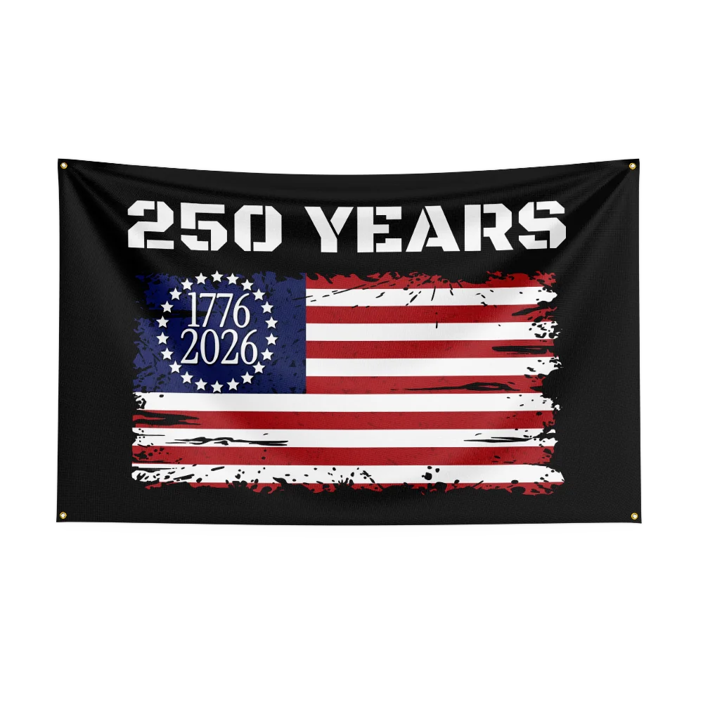 US 250th Anniversary 1776 2026 Semiquincentennial Flag, Independence