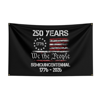 US 250th Anniversary 1776 2026 Semiquincentennial Flag, Independence