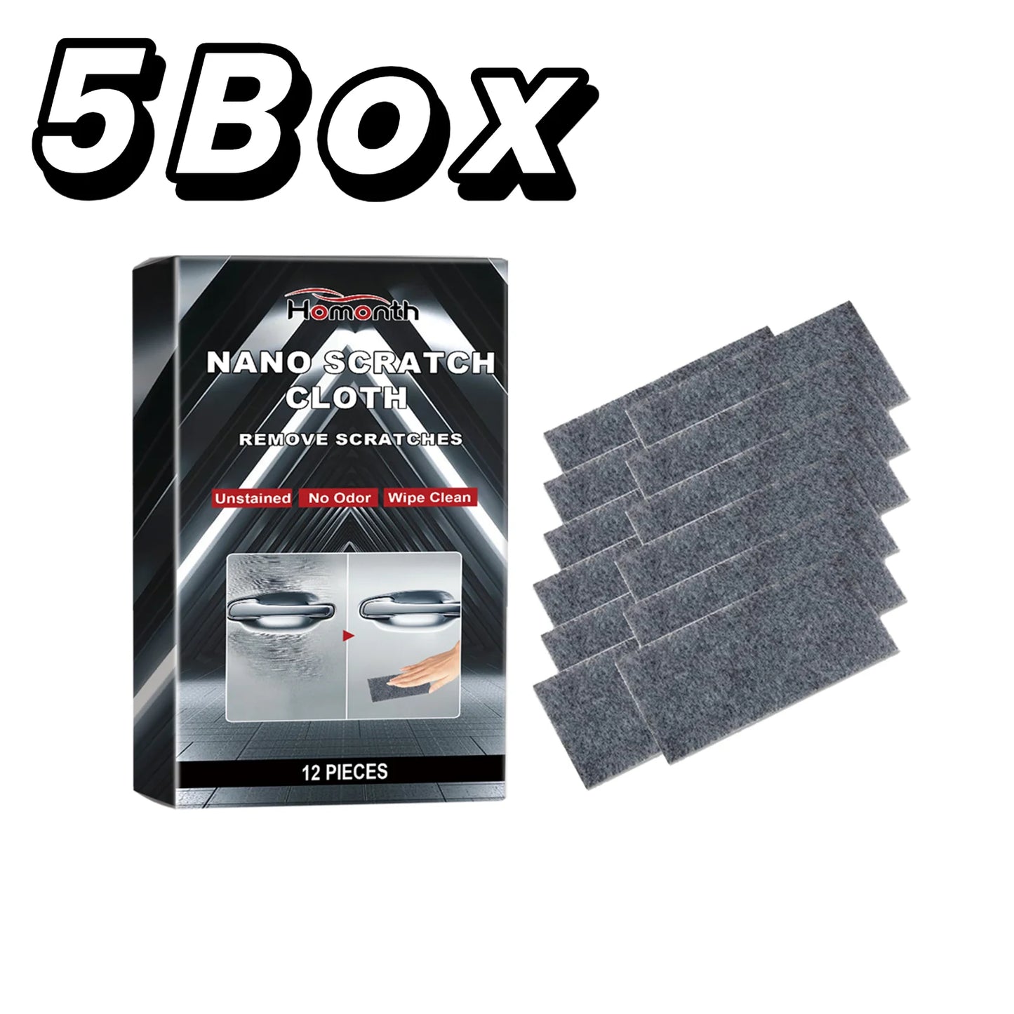 Car Scratches Nano Cloth Car Nano Sparkle Cloth Easily Repair Paint