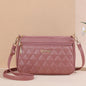 Embroidery Messenger Bags Women Leather Handbag